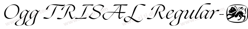 Ogg TRISAL Regular字体转换